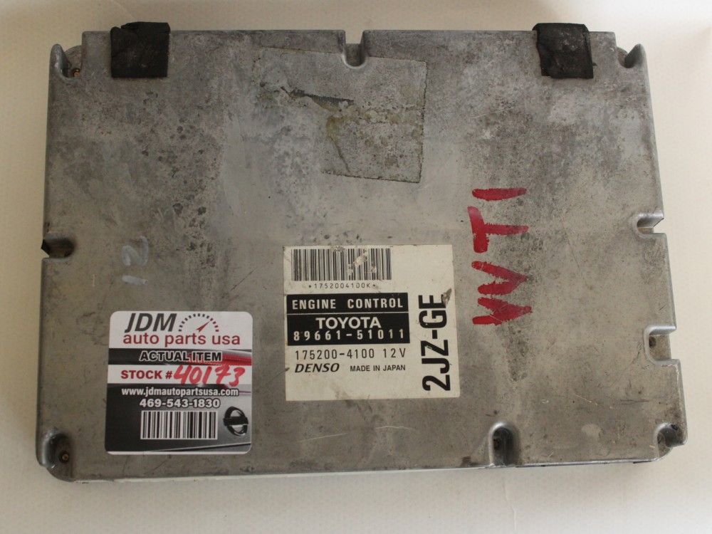 TOYOTA OEM 1998-2001 ENGINE CONTROL UNIT ECU 2JZ 89661-51011