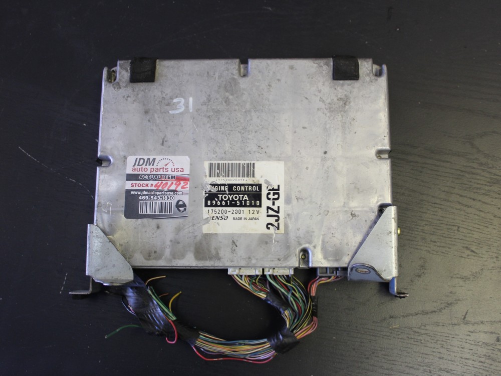 TOYOTA ECU ARISTO 2JZ-GE GS300 NON TURBO CONTROL UNIT 89661-51010 ECM