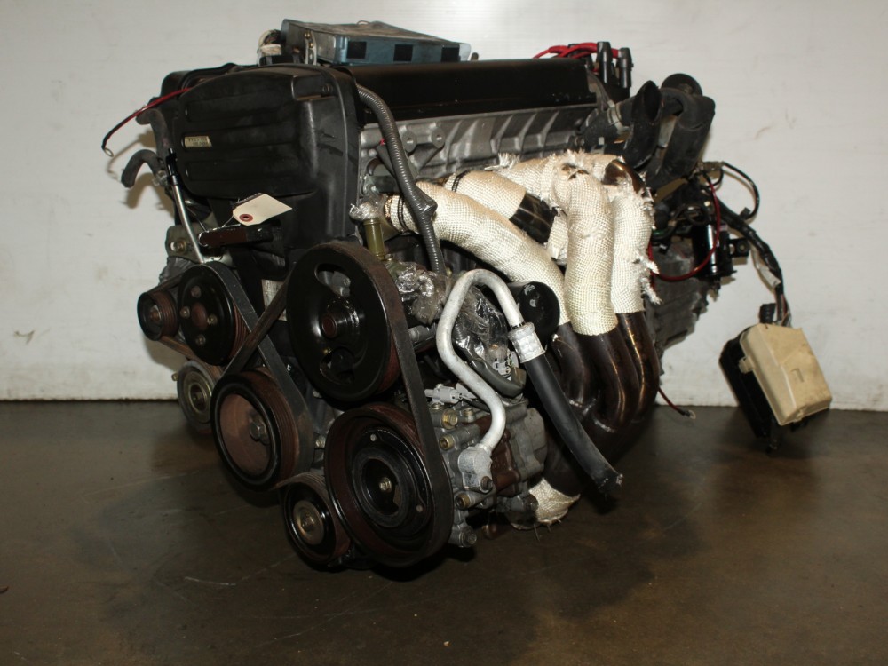 JDM TOYOTA COROLLA 20 VALVE 1.6L BLACK-TOP 4AGE ENGINE 5SPD MANUAL TRANSMISSION